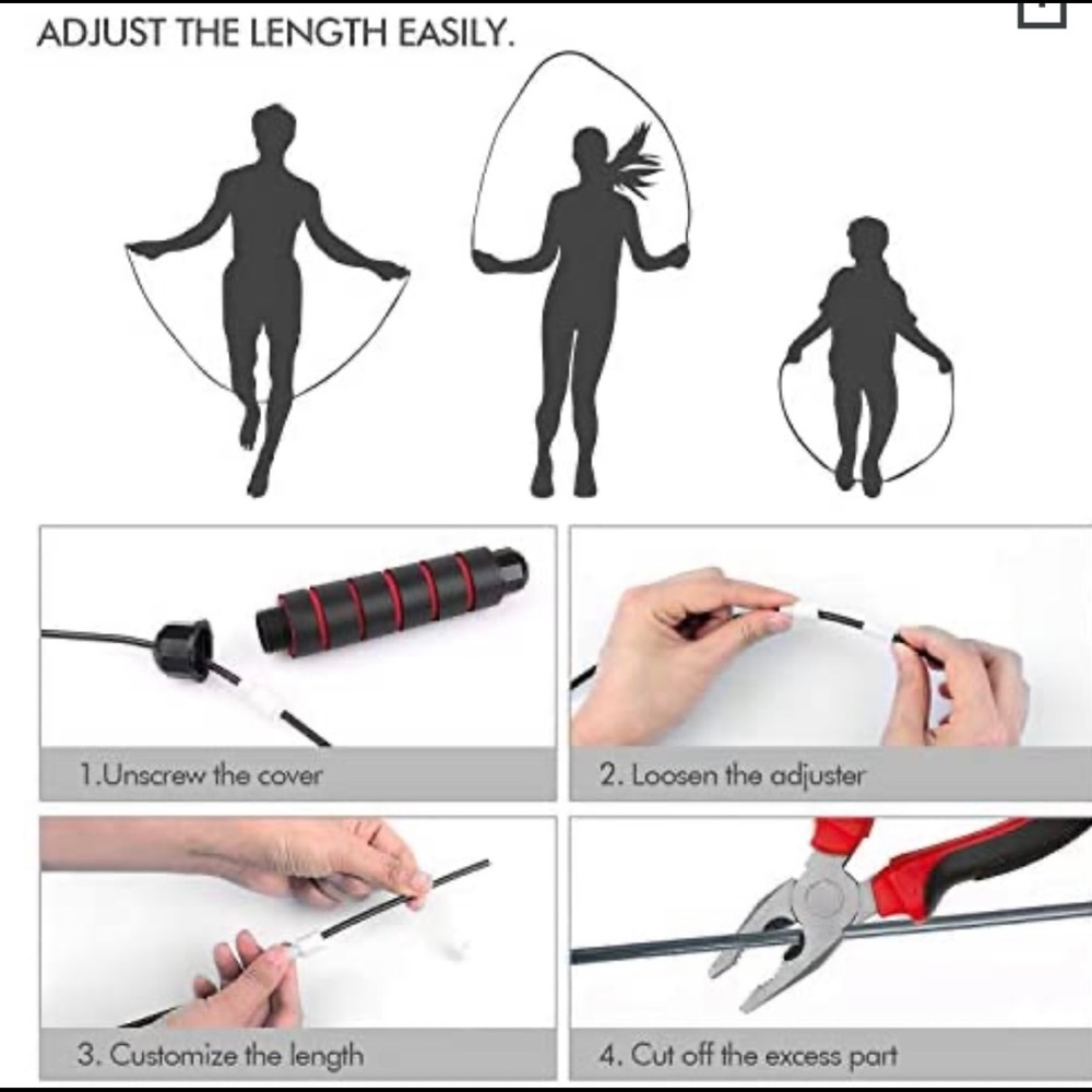 Jump Rope, Tangle-Free Rapid Speed Jumping Rope - Picture 3 of 3